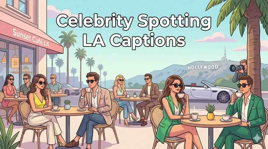 Celebrity Spotting LA Captions