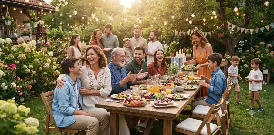 Family Gathering Captions 