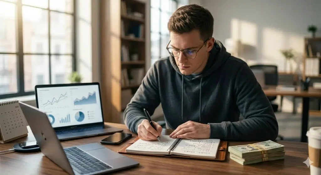 Financial Goal Money Captions