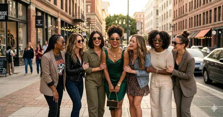  Girl Gang Captions