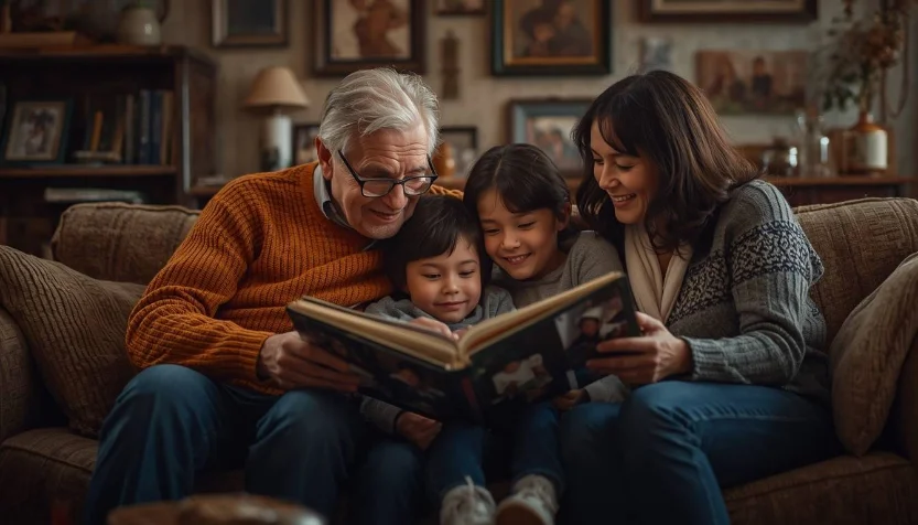 Nostalgic Family Captions  