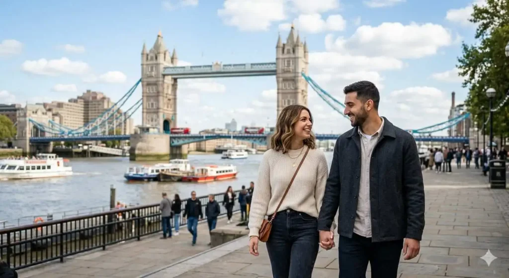 Romantic London Captions