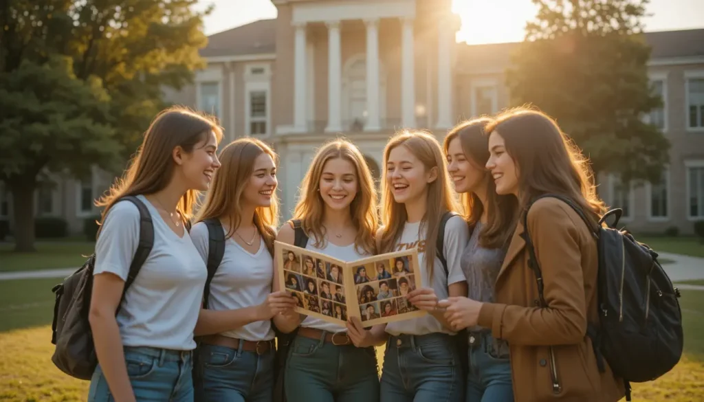 School and College Memory Captions