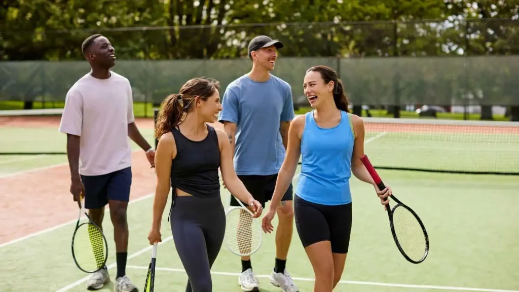 Tennis Team Captions