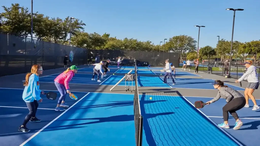 Travel Pickleball Court Captions