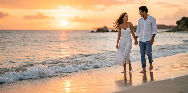 Beach Date Captions