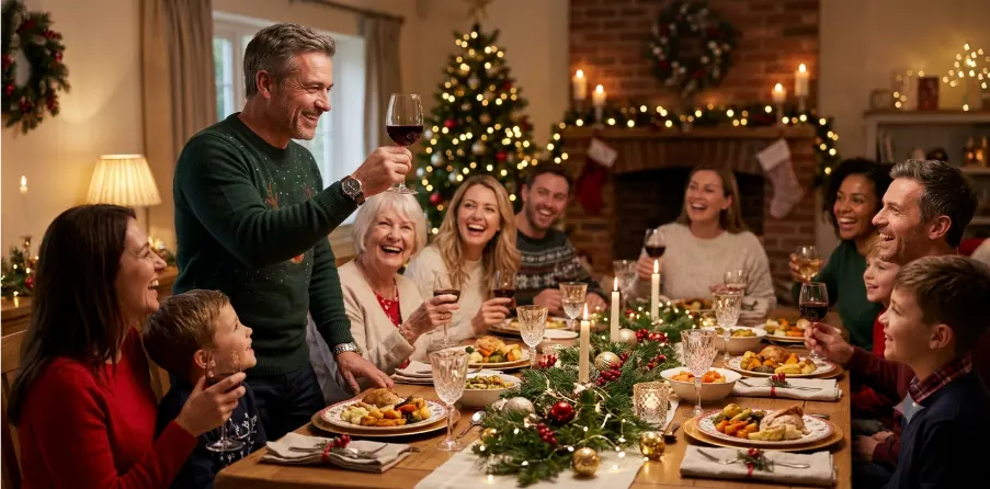 Holiday Family Captions