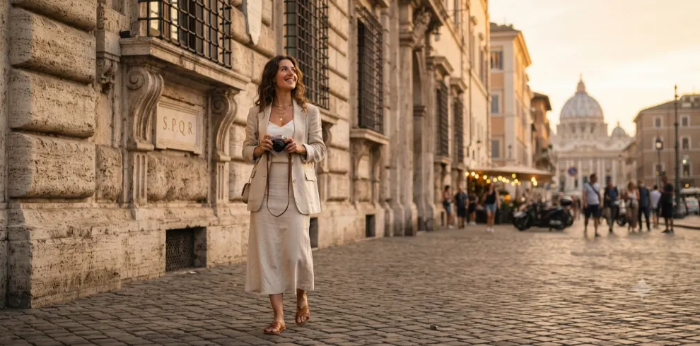 Aesthetic Rome Travel Captions