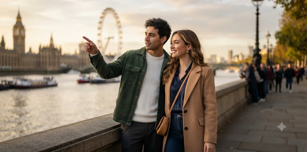 River Thames View Captions  