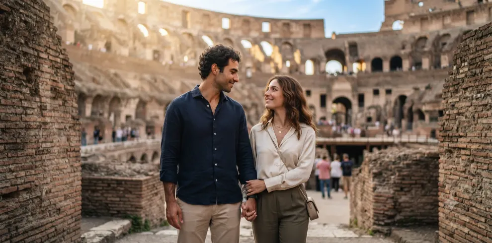 Romantic Colosseum Captions