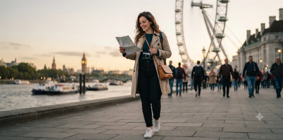 Solo London Adventure Captions    
