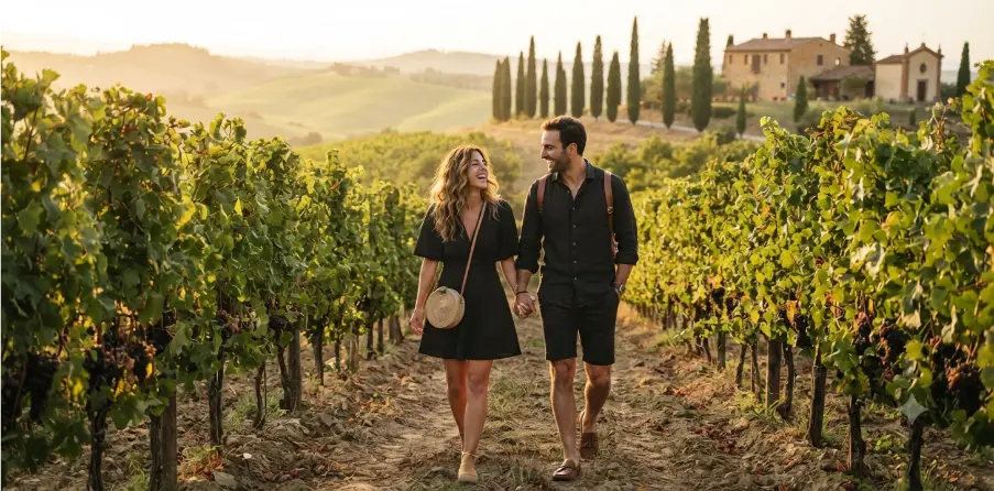 Tuscany Vacation Captions