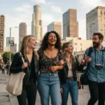 Downtown LA Captions