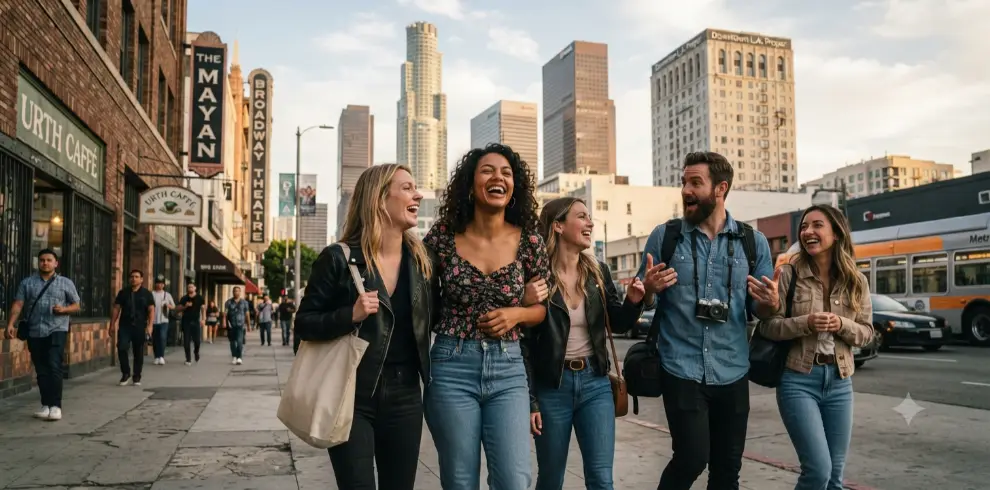 Downtown LA Captions