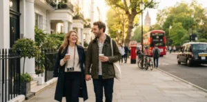 London Vacation Captions